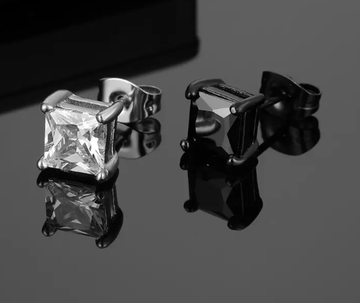 Men's Stainless Steal Stud Earrings