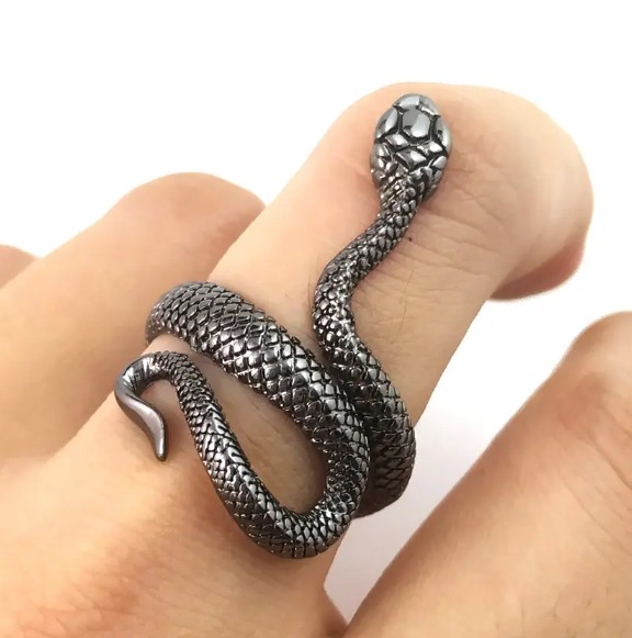 Unisex Men's Viper Ring (set of 2)