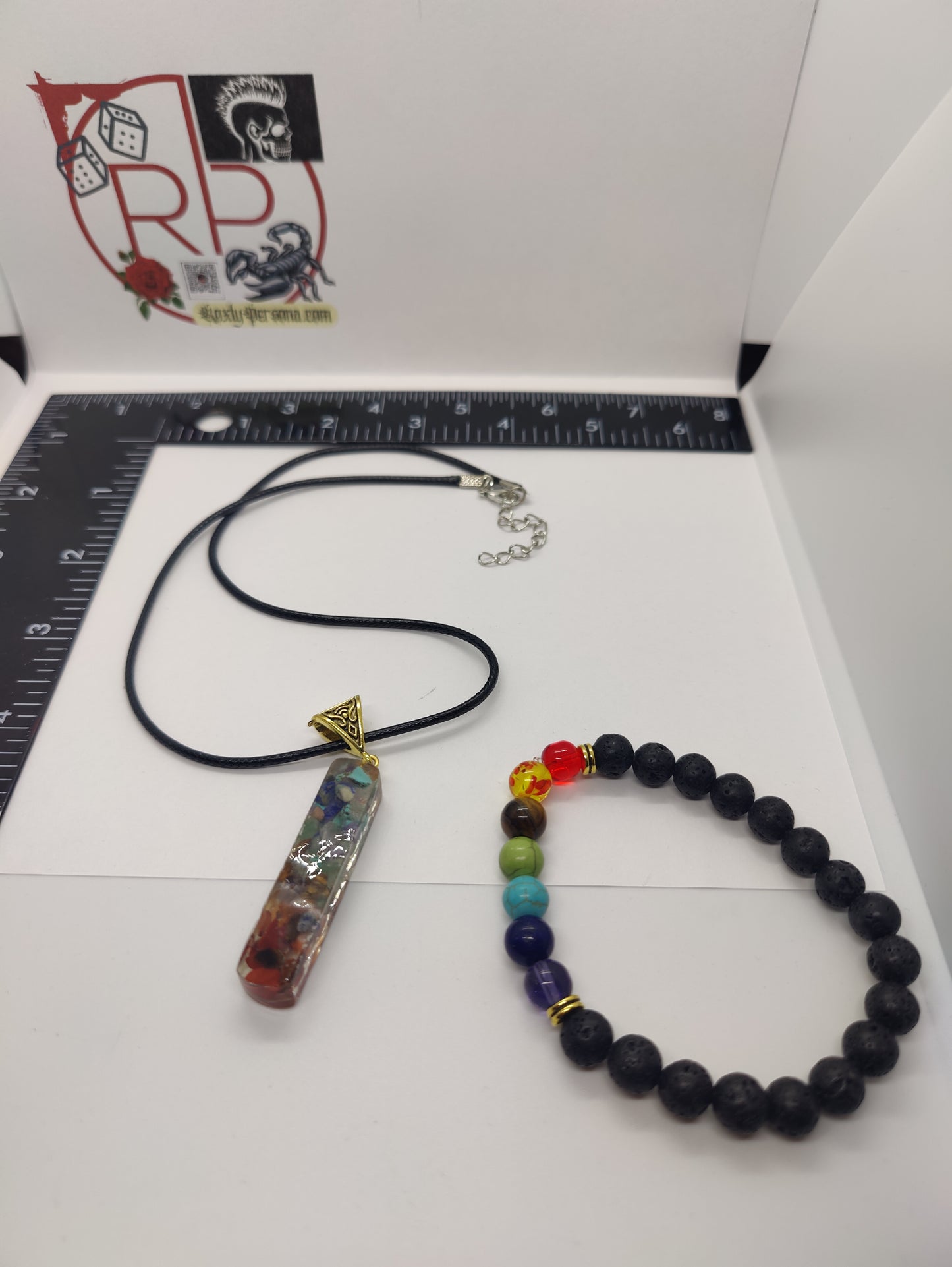 Good vibes Chakra Necklace and Bracelet