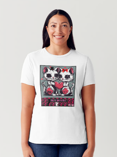 Women's "You're Puurfect" Valentine's T-Shirt Graphic