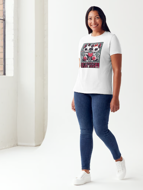 Women's "You're Puurfect" Valentine's T-Shirt Graphic