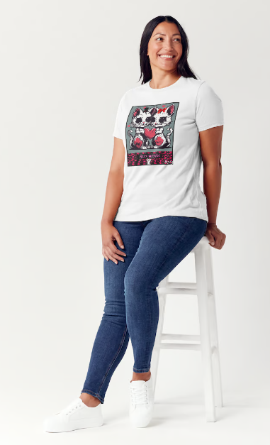 Women's "You're Puurfect" Valentine's T-Shirt Graphic