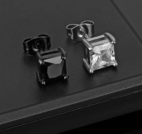 Men's Stainless Steal Stud Earrings