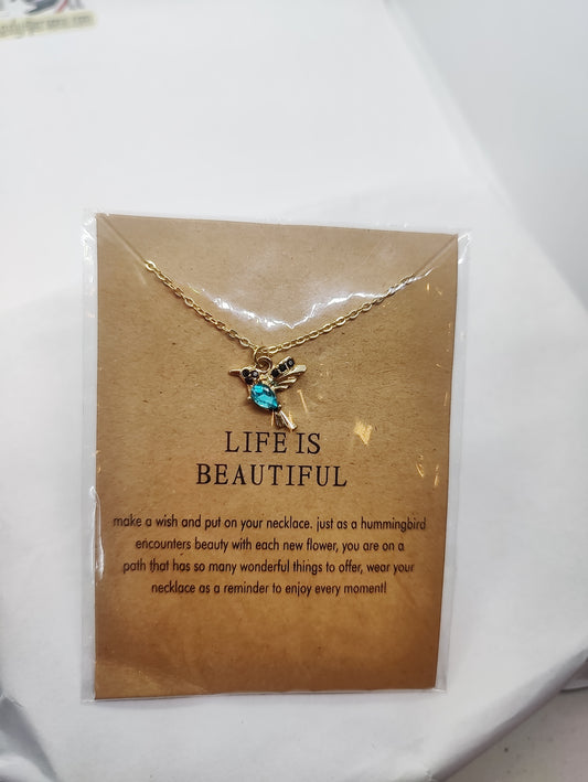 Hummingbird Necklace